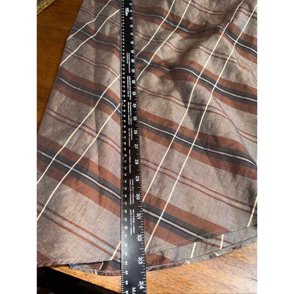 Banana Republic Plaid Strapless Midi Dress - Picture 7 of 7